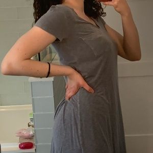Soft open back t-shirt dress :)